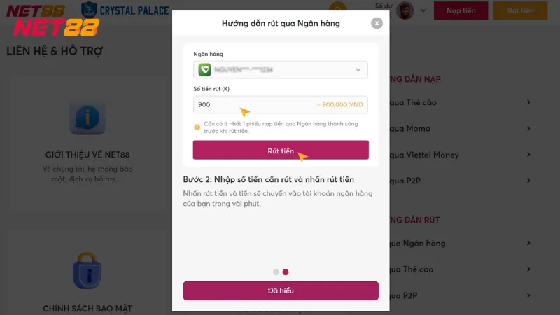 Thời Gian Xử Lý Rút Tiền Net88: Tìm Hiểu Những Yếu Tố Ảnh Hưởng 2 Sự chính xác của thông tin tài khoản